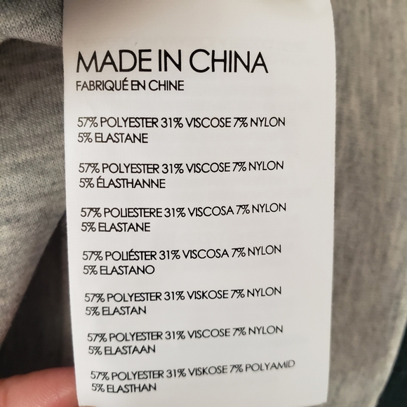 Club Monaco women's light grey high low oversized sweatshirt size XS - Picture 8 of 11